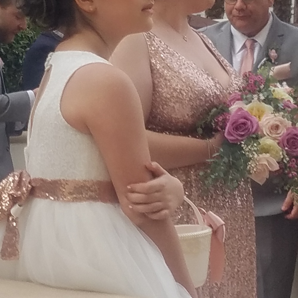 Flower girl/junior bridesmaid dress
